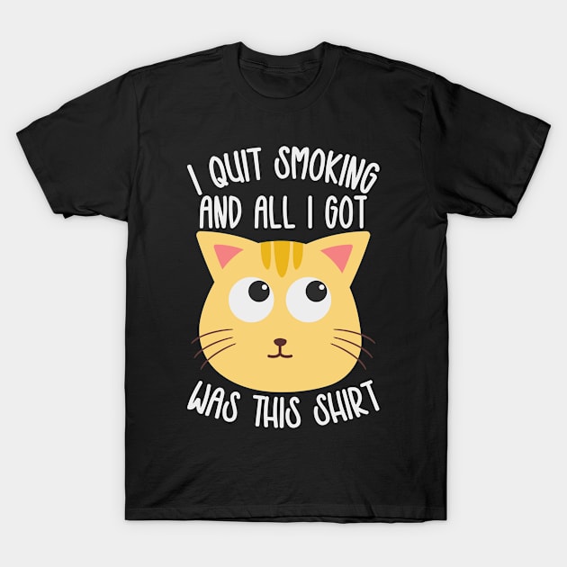 Anti Smokers Cat Owners Smoking Cigarettes Cats T-Shirt by Tom´s TeeStore